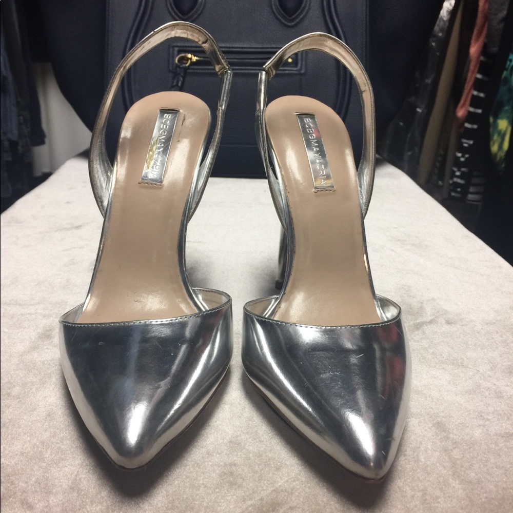 Silver Pumps